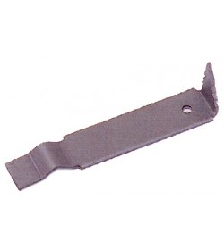 Arpione ad una punta grezzo spessore 1,8 mm e larghezza 18mm.