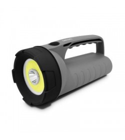 Spot  light 8W 500 lms/300 Lms, fino a 5 ore di luce,   ricaricabile con  batterie al Litio da 3,7V 2Ah e porta USB funzine Powe