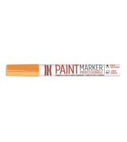 Pennarello professionale a base di vernice permanente applicabile su qualsiasi tipo di materiale. Resistente agli agenti atmosfe