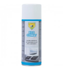 Ecoclimat è un pulitore spray per climatizzatori di auto, casa e industrie. Spegnere il condizionatore, inserire nel bocchetton