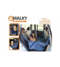Proteggi i sedili della tua auto dallo sporco e dal pelo del tuo cane con il coprisedile Walky Pet Hammock, ideato per i sedili 