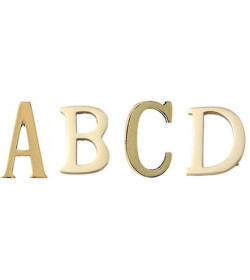 Lettere alfabeto completo 50 mm con pioli.