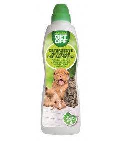 Get Off Detergente è un prodotto ideale per l’igiene degli ambienti domestici in cui si concentra la presenza di cani e gatti